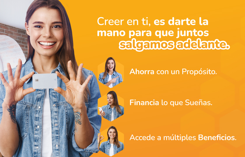 Creer en ti, es darte la mano para que juntos salgamos adelante