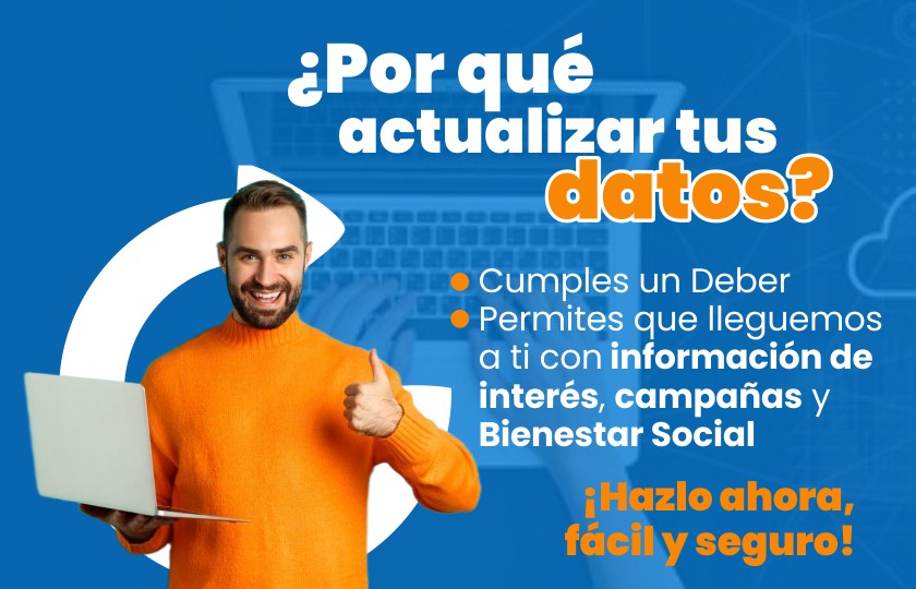 Actualización de datos personales